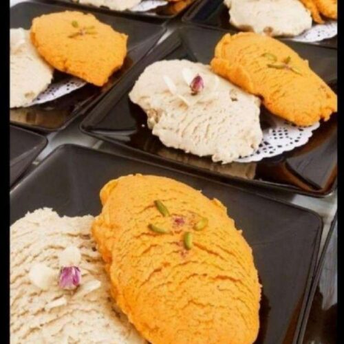 قبول سفارشات انواع حلوا ها (ترحلوای زعفرانی؛کفگیری؛زنجبیلی)بصورت قالبی وسنتی - Image 2