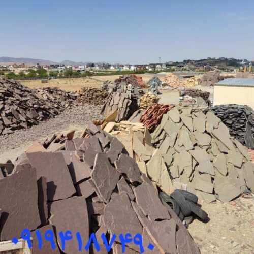 فروش سنگ لاشه سنگ ورقه ای فروش سنگ مالون مستقیم از معدن - Image 2