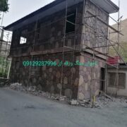 اجرای سنگ مالون لاشه