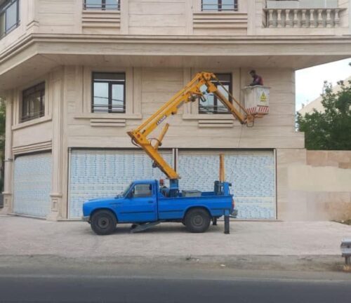 اجاره وانت بالابر نیسان سبددار نفربر